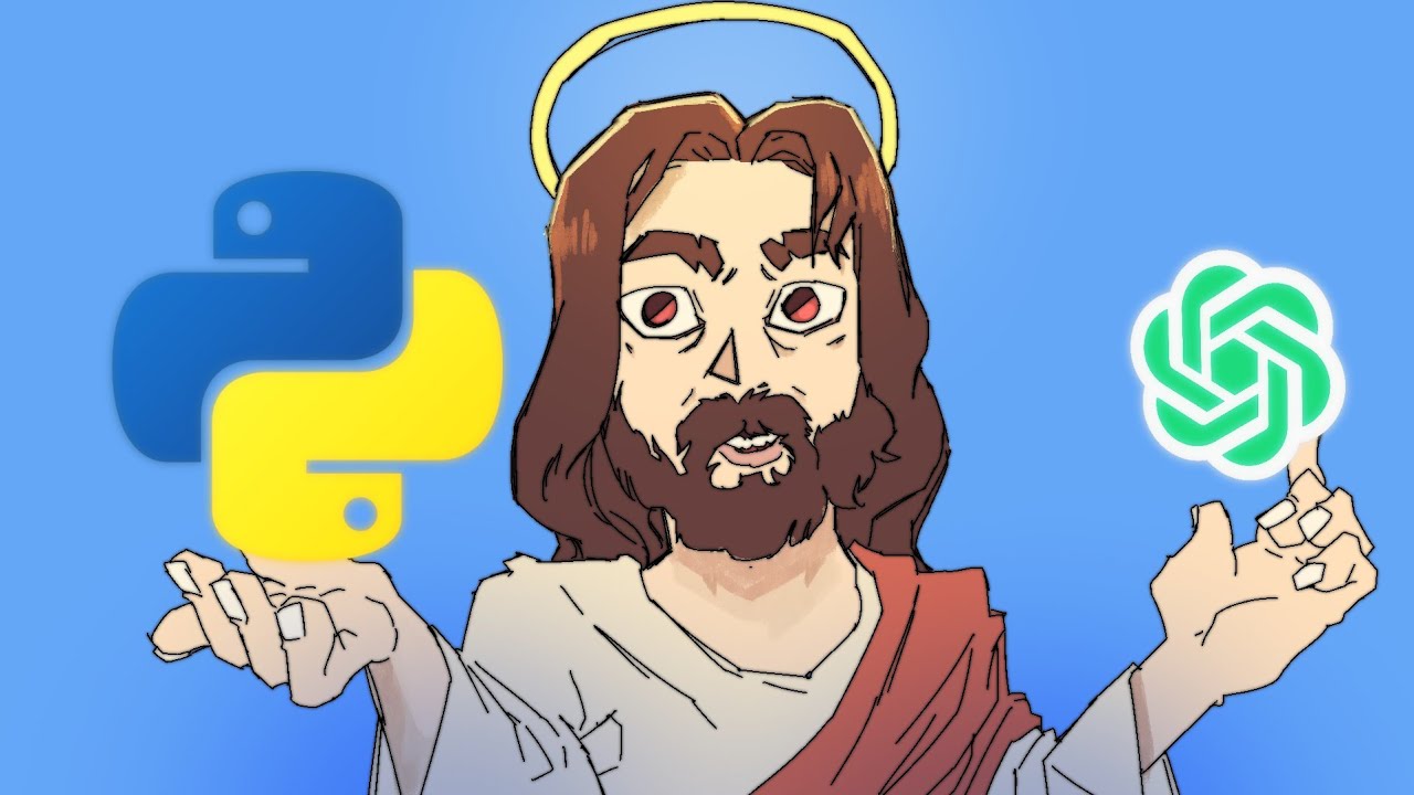 Jesus tentando "aprender" Python