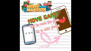 Merge Mansion / How to move the game to a new phone😲😲😊😊I hope it works, everyone.😂😂
