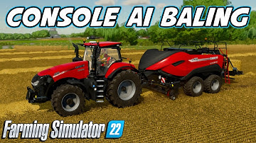 Laat AI voor je balen op de console | Farming Simulator 22