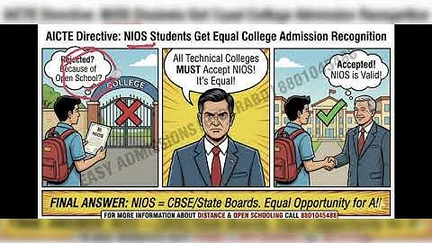 Open Inter Certificate Eligible for B.Tech? Official AICTE Update: Technical Colleges MUST Accept.