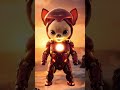 Iron Man Pup #ironman  #marveldog #Shorts #animalhero #cinematicshorts #cutedog #anomali #cartoon