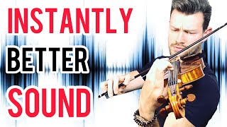 Instantly better sound on violin (Violin Tutorial)