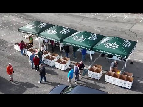WSLS Attends The Virginia Cares Food Drive Aims To Aid Those In Need