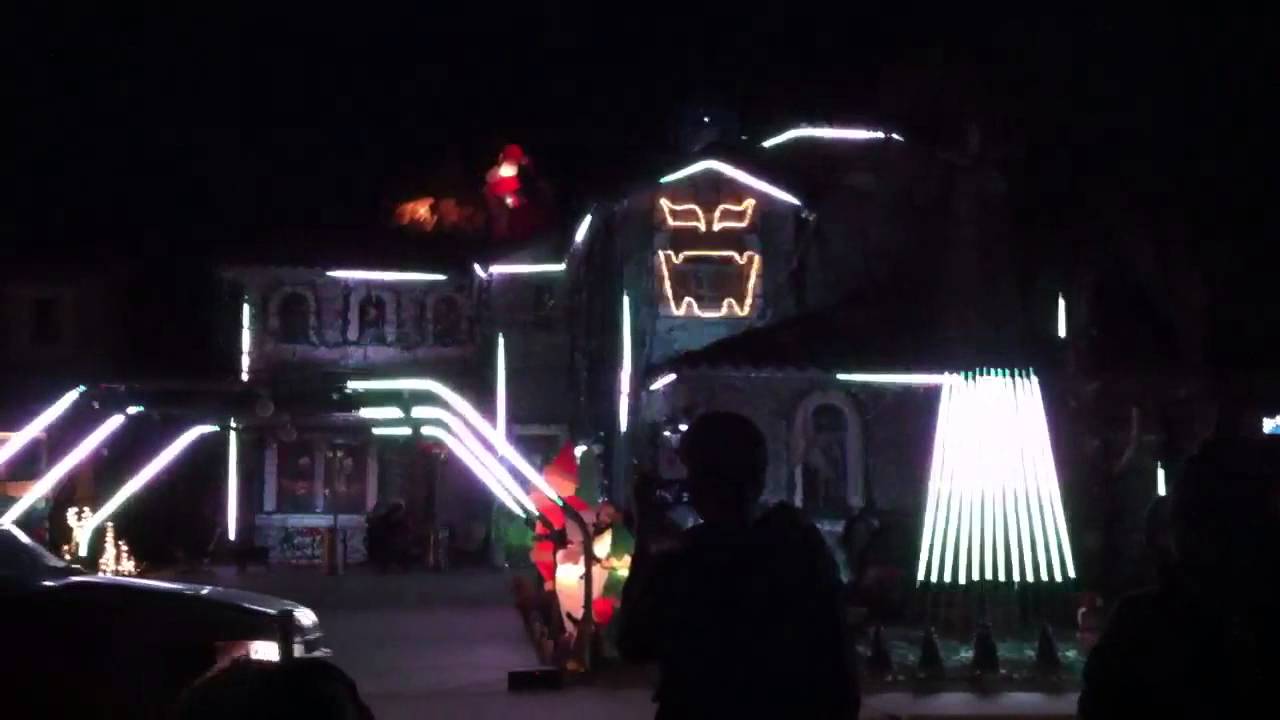 Neighbours amazing Christmas lights YouTube