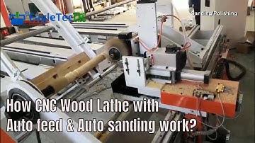 EagleTec New CNC Woodturing Lathe with Auto Feed and Auto Sanding/Polishing