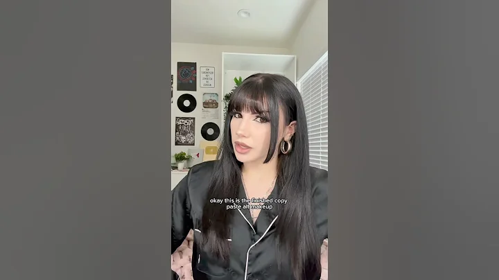 TRYING COPY PASTE ALT MAKEUP! #grwm #shorts