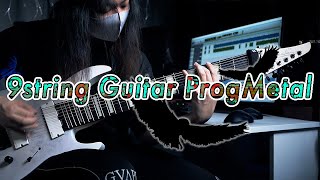 9 String Guitar ProgMetal on Melodic minor scale 4k