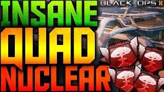 BO2: *INSANE* WORLDS FIRST QUAD NUCLEAR w/LSAT! On SLUMS By ViiRaL Fxry #DislikeBotted