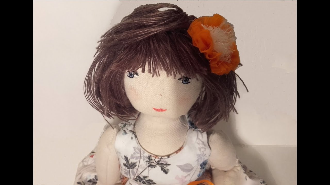 Tutoriel pas-à-pas - Poupée de chiffon n° 16 - Partie 2 - YouTube
