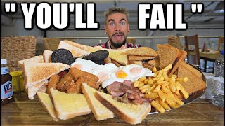 Famous IMPOSSIBLE 16LB ENGLISH BREAKFAST CHALLENGE (I Regret It) | Harry's Full English Breakfast Wealth