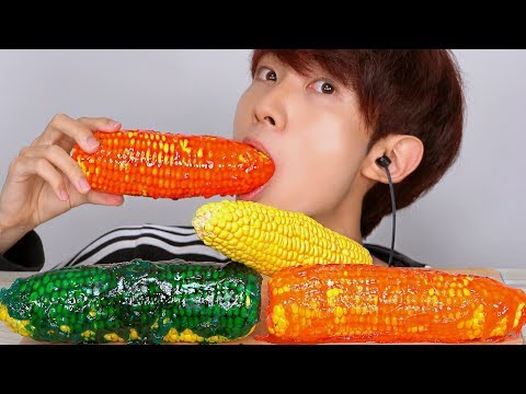 <strong>ASMR</strong> CANDIED <strong>SUPER</strong> SWEET CORN 초당옥수수 탕후루 먹방 MUKBANG TANGHULU CRUNCHY EATING SOUNDS トウモロコシ
