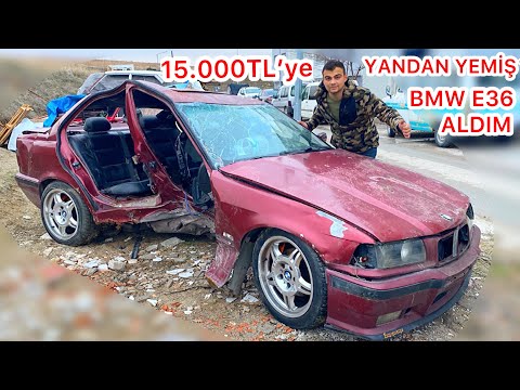 15.000TL’ye YANDAN YEMİŞ ARABA ALDIM | BMW E36 320i