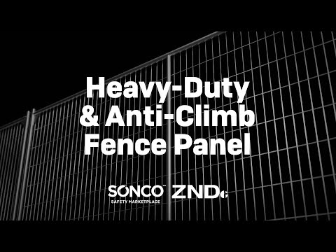 SONCO & ZND | Heavy-Duty & Anti-Climb Fence Panel