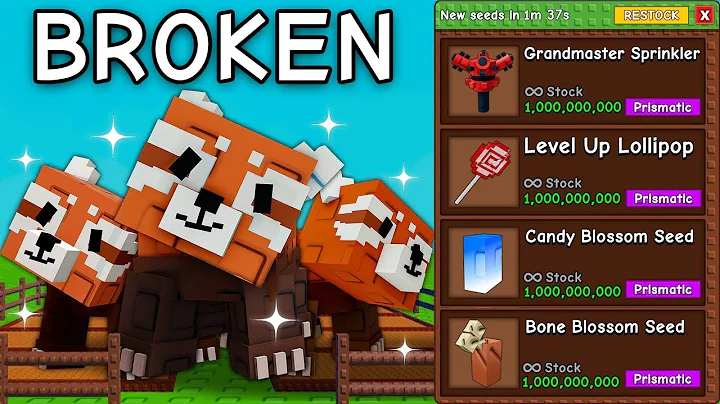 Using a Red Panda Army for OVERPOWERED Stock in Grow A Garden