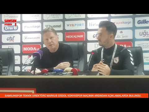 Samsunspor Teknik Direktörü Markus Gisdol Konyaspor Maçının Ardından Samimi Açıklamalarda Bulundu!