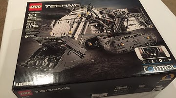 LEGO Technic 42100 Liebherr R 9800 Excavator Build Timelapse