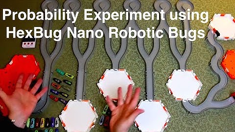 HexBug Nano Robotic Bugs in Probability Experiment - What are the Odds ?