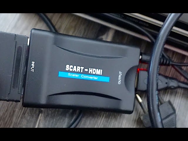 Scart to HDMI converter and scaler