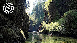 The Waterfalls of Columbia River Gorge, Oregon, USA in 4K (Ultra HD)