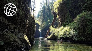 The Waterfalls of Columbia River Gorge, Oregon, USA  [Amazing Places 4K]