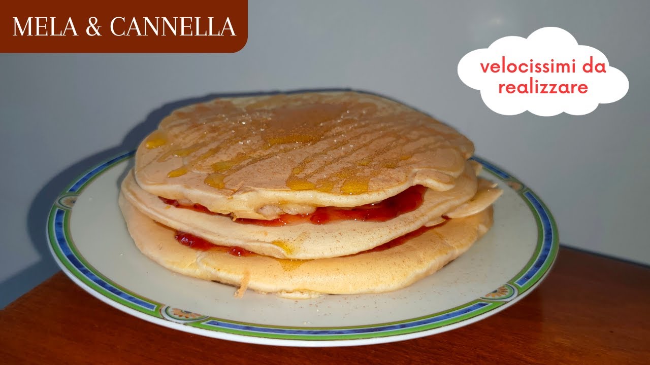 Pancake MELA e CANNELLA, facilissimi!