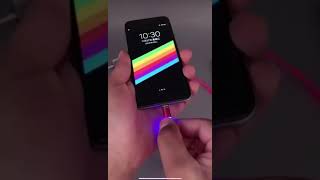 Fast Magnetic Led Flowing Charging Cable 