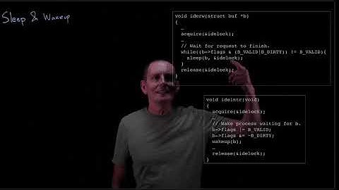 CS 134 OS—10:  Sleep & Wakeup