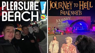 Journey To Hell Freak Nights Vlog & Review | Blackpool Pleasure Beach 2025
Join us for our visit to Journey To Hell Freak Nights 2025, Blackpool Pleasure Beach’s Halloween event! With full reviews of all the scare zones, capturing the atmosphere of the event and some interactions with roaming actors!
0:00:00 - Introduction
0:02:14 - Ticket & map collection
0:03:19 - Opening Ceremony
0:10:59 - Roaming Actors
0:11:18 - The Ghost Train Vault Of Shadows
0:14:23 - Twisted Tunnels & Abyss To Hell
0:20:41 - Down The Rabbit Hole
0:24:27 - Derby Racer
0:25:32 - Grand National
0:27:51 - FY4
0:29:19 - Cabinet Of Curiosities
0:31:57 - Pasaje Del Terror
0:33:43 - Summary & Review
0:41:23 - Outro
Subscribe to my second channel for More Park Mad: https://youtube.com/@moreparkmad
Follow Theme Park Mad:
On Instagram: https://www.instagram.com/theme_parkmad/
On Twitter: https://twitter.com/themeparkmad
On facebook: https://www.facebook.com/themeparkmad/
#BlackpoolPleasureBeach #JourneyToHell #ThemeParkMad #PleasureBeach #Halloween #ThemePark #AmusementPark #Rollercoasters #JourneyToHellFreakNights #FreakNights #GhostTrain #RiverCaves Journey To Hell Freak Nights Vlog & Review | Blackpool Pleasure Beach 2025