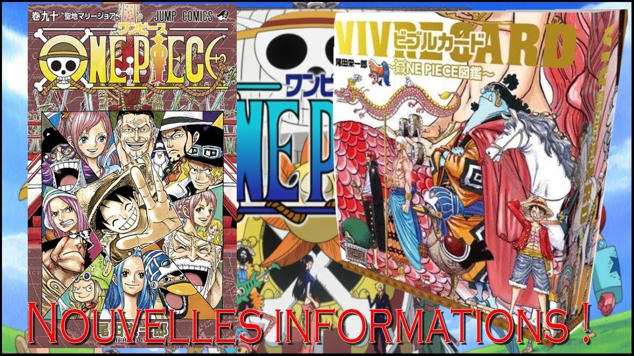 One Piece : Le Tome 90 et le nouveau Databook - YouTube