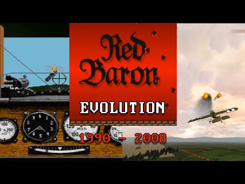 Evolution of Red Baron (1990 - 2008) by Dynamix / Sierra On-Line - Red Baron 3D WWI flight simulator