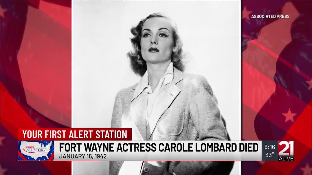 This Day in History: January 16, 1948: Fort Wayne native Carole Lombard dies in plane crash