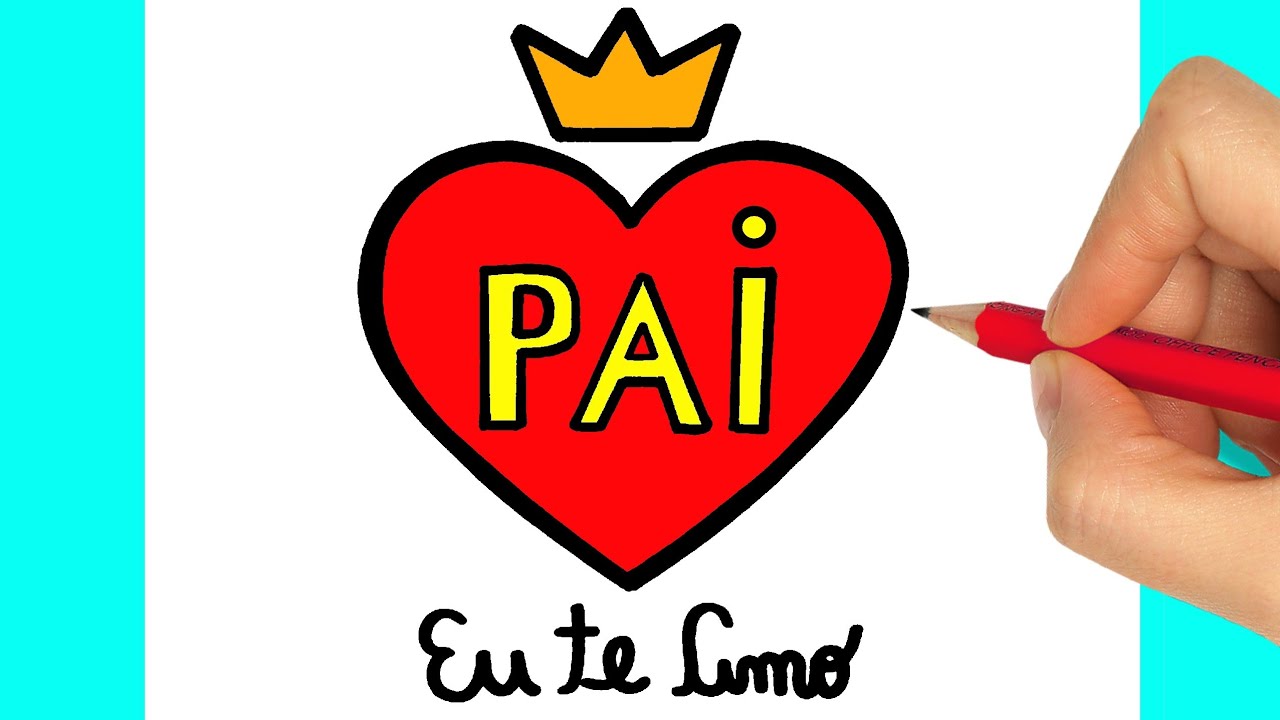 COMO FAZER UM CARTÃO DE DIA DOS PAIS - COMO FAZER UMA CARTA PARA O DIA DOS PAIS FACIL