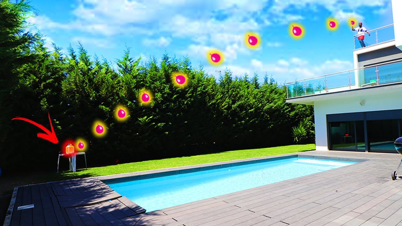 DESAFIO IMPOSSÍVEL DO BALÃO DE ÁGUA NO ALVO !