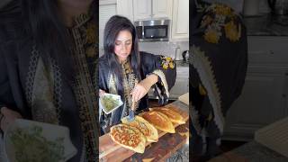 Friday dinner - butter chicken flatbread