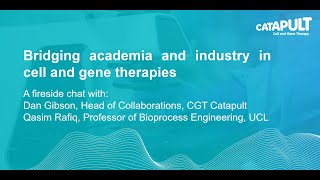Fireside Chat: Bridging academia and industry in cell and gene therapies
In this discussion, Dan Gibson, Head of Collaborations at CGT Catapult, and Qasim Rafiq, Professor of Bioprocess Engineering at UCL, discuss the current challenges affecting cell and gene therapy development, and how we can work together as an industry to overcome these by establishing advanced manufacturing processes.
Learn more about the CGT Catapult: https://ct.catapult.org.uk/ Fireside Chat: Bridging academia and industry in cell and gene therapies