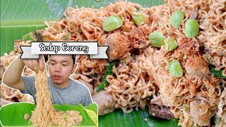 MAKAN DI KEBUN DENGAN MIE GORENG PETE DAN IKAN TONGKOL SUWIR