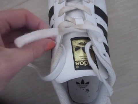 Quitando cordones a Adidas Superstar - YouTube