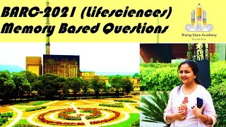 BARC 2021 (LifeScience) I Memory Based Questions I Dr. Charanjeet Kaur