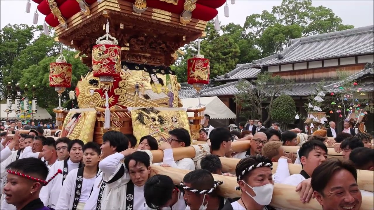 神戸市西区岩岡神社の秋祭り 野中2025