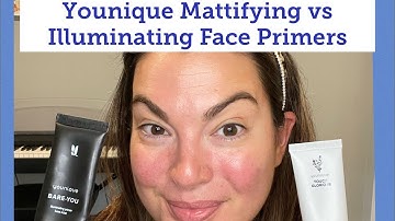 Younique Mattifying vs Illuminating Face Primers