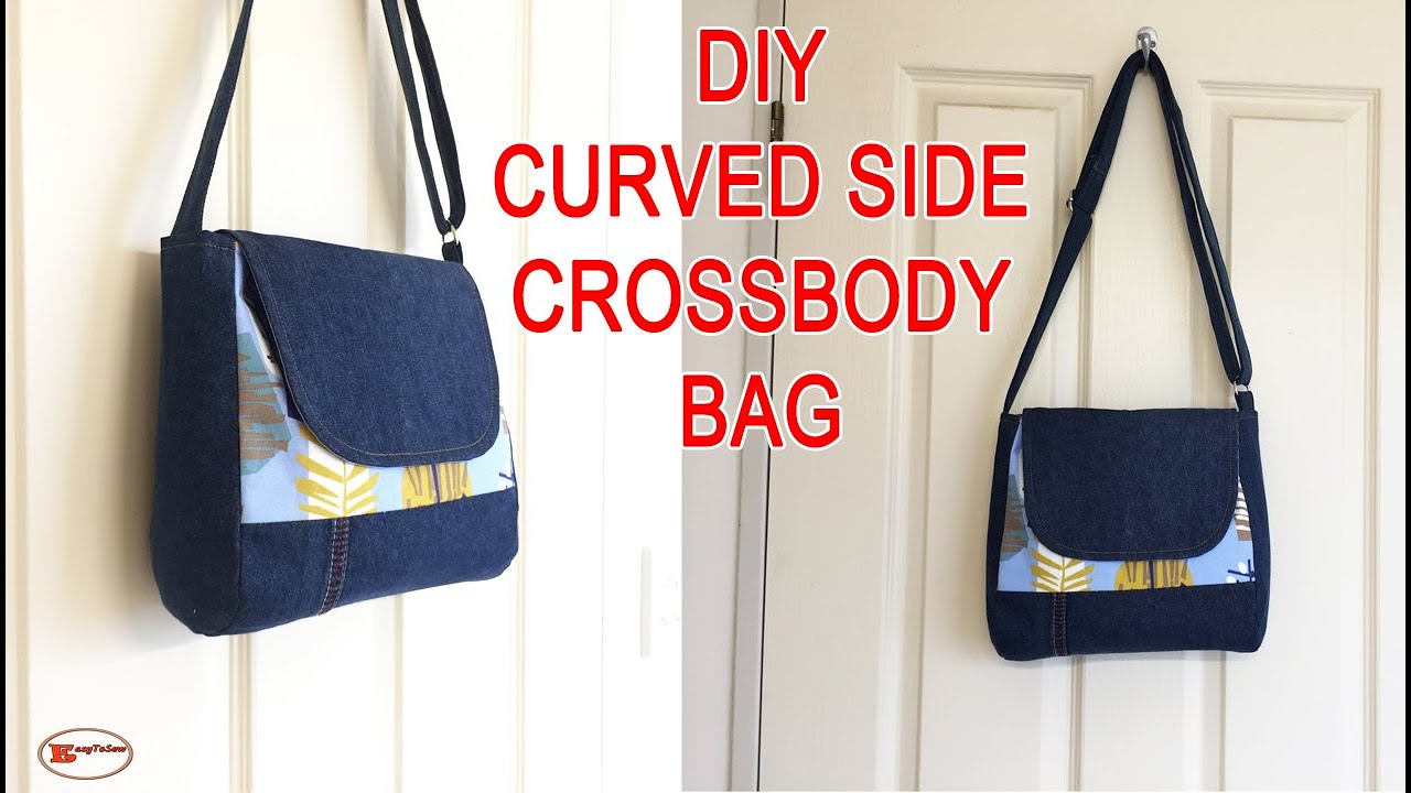 DIY CROSSBODY BAG |SHOULDER BAG SEWING PATTERN & TUTORIAL |DIY BAG ...