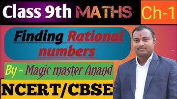 Finding Rational Number -Real Number | Class 9 Maths