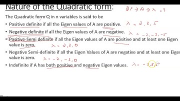 Engineering maths 1# Matrix#Nature of Quadratic form# Anna University and autonomous syllabus