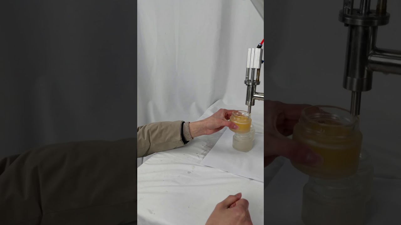 Semi automatic paste filling machine