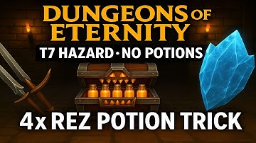 Tier 7 HAZARD NO POTIONS! | Secret 4x Resurrection Potion Mimic Chest Trick