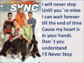 NSYNC - I´ll never stop - karaoke