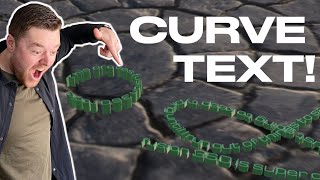 HOW TO CURVE TEXT IN FUSION 360! (2021)