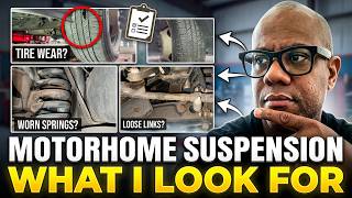 RV motorhome suspension Alignment Check Exposes Hidden Damage