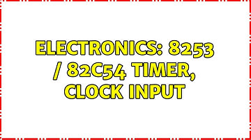 Electronics: 8253 / 82C54 timer, clock input