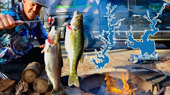 2 Days 2 Lakes Eat Only What I Catch!